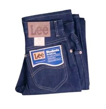 Vintage Lee Jeans W 27 L 34 Straight Leg Made In USA New With Tags