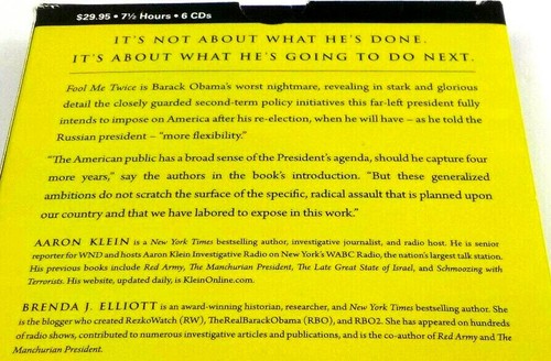 Fool Me Twice Obama's Shocking Plans for the Next Four Years Exposed Audiobook - Picture 6 of 12