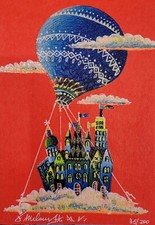 Meloniski Da Villacidro Trasloco in mongolfiera  Pop casa arte quadri arredo