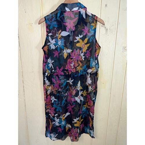 Copricostume da bagno gilet camicetta trasparente top G di Giuliana Medium TOPPER HSN NUOVO - Foto 10 di 14