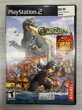 Sony PlayStation 2 Godzilla Save The Earth video Game With Case and Inserts