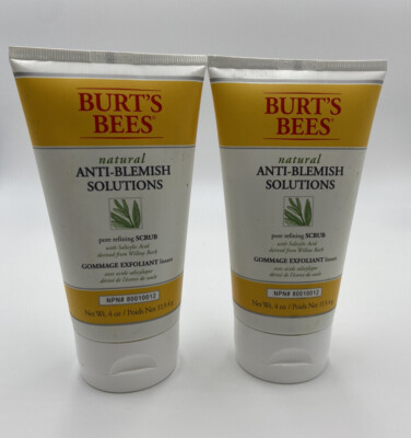 Burt's Bees Natural Anti Blemish Solutions Pore Refining 2 Pack Expired 3/20