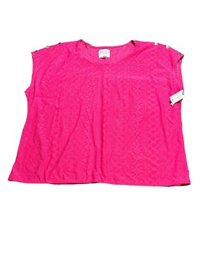 NEW YORK LAUNDRY WOMEN'S Plus 2 X  Lined TOP MSRP $40.00