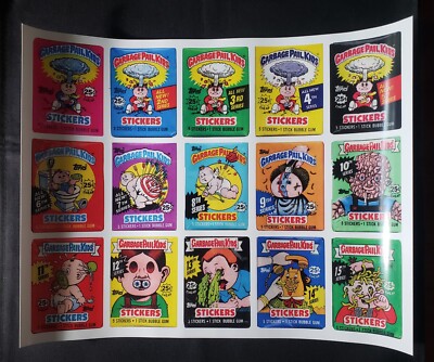 Garbage Pail Kids Original Series 1 Through 15 Pack Poster 14x11