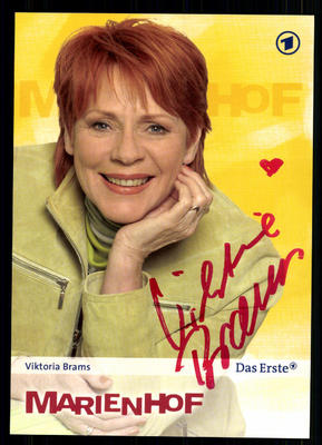 Victoria Brams Marienhof Autograph Card Original Signed ## BC 34124