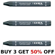 LYRA Graphite Crayon Solid Stick Drawing, Sketching, Art, Draw - 2B, 6B, 9B