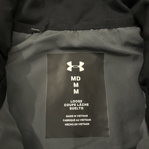 UNDER ARMOUR Mens Gray Full Zip Storm Insulated Puffer Gilet Vest Medium - Picture 4 of 9