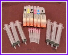 Canon Empty Refillable PGI 250, CLI 251 Cartridges 5 Color Set With Smart Chip