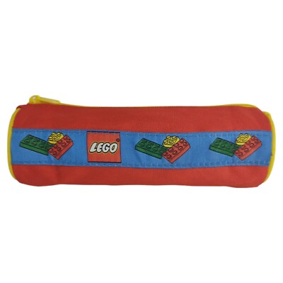 LEGO Federmäppchen rot Vintage 90er Jahre Schul Mäppchen Schlampermäppchen 