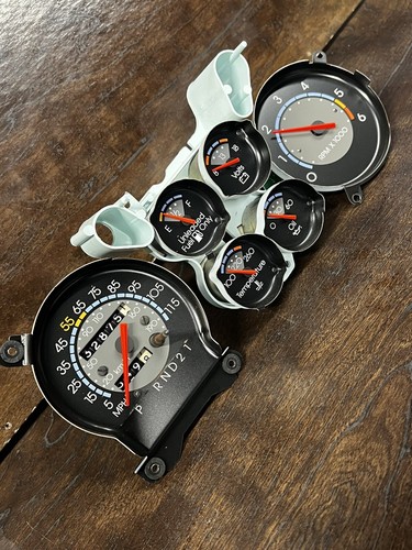 1986 Monte Carlo Gauges Speedometer Tach Fuel Temp Volts Oil Gauge 32,875 Miles - Picture 3 of 24