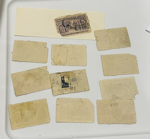 US Stamps Collection Scott # 235 - 6 Cent Columbian - Used 11 Stamps - Picture 2 of 2