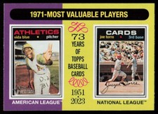 2024 Topps Heritage 1971 MVPs (Vida Blue / Joe Torre) #193 BASEBALL MLB