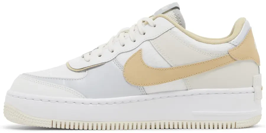 Nike W AF1 Air Force 1 Sombra Blanco Sésamo Beige Tostado DV7449-100 Para mujeres 8 Foto 2 de 4