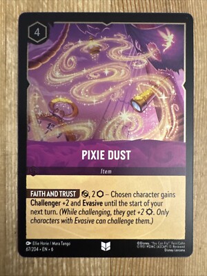 FOIL Pixie Dust 67/204 Uncommon Azurite Sea Lorcana Disney English Card