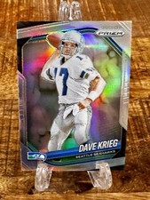 Dave Krieg 2025 Prizm Silver Prizm #88 Seahawks Ring of Honor Holo