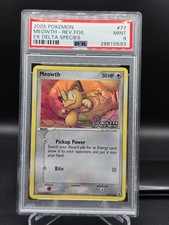 2005 POKEMON EX DELTA SPECIES #77 MEOWTH-REVERSE FOIL PSA 9  on eBay