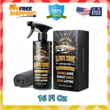 Carceracot Ceramic Coating for Cars (16 oz.), Unmatched Shine Nano Car Wax