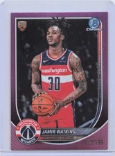 2025-26 Bowman Basketball Jamir Watkins #294 Purple Refractor /199