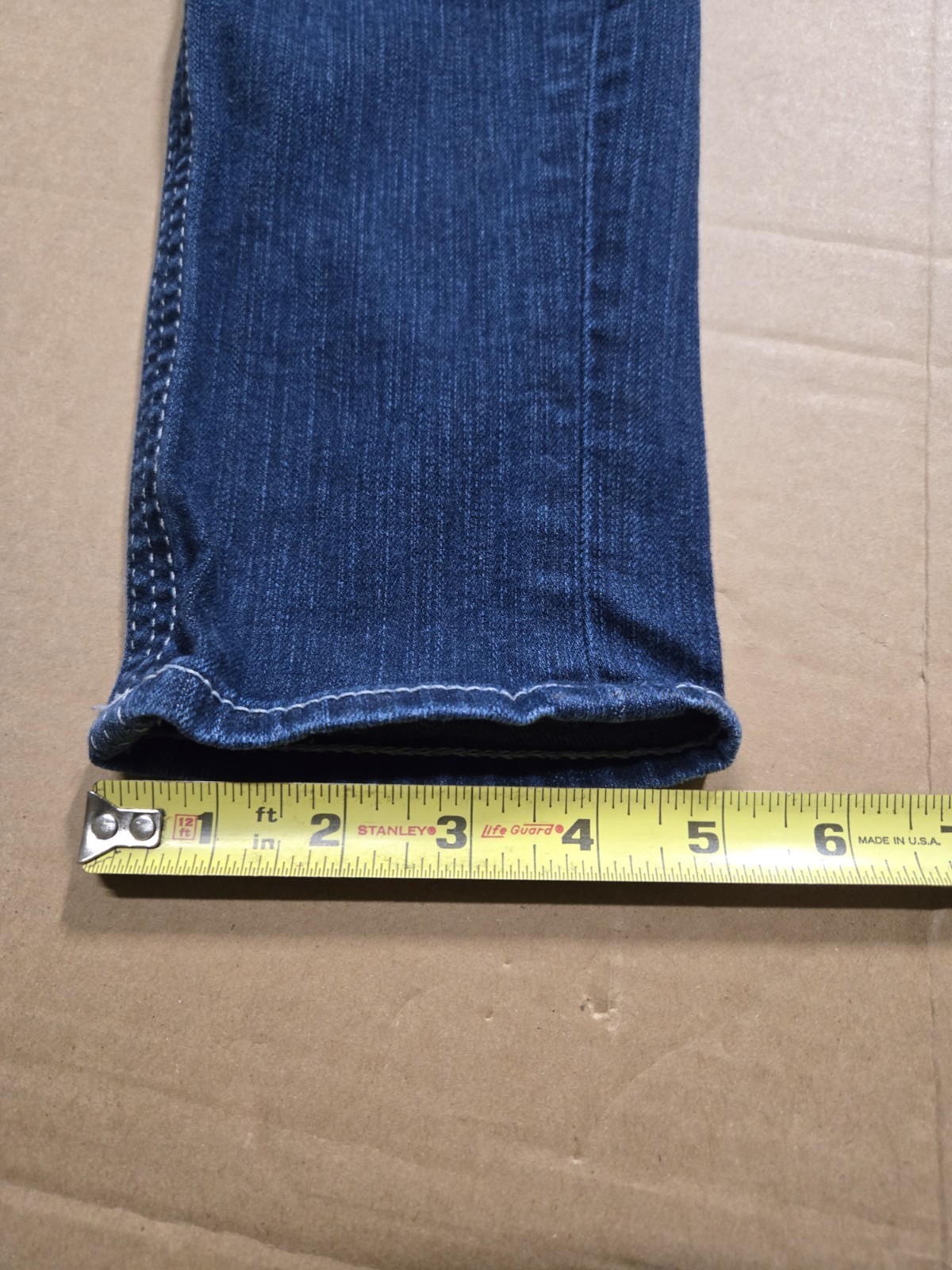 True Religion Jeans Womens 26 Blue Dark Jodie Skinny Flap Pockets Y2K Low Rise thumbnail 9