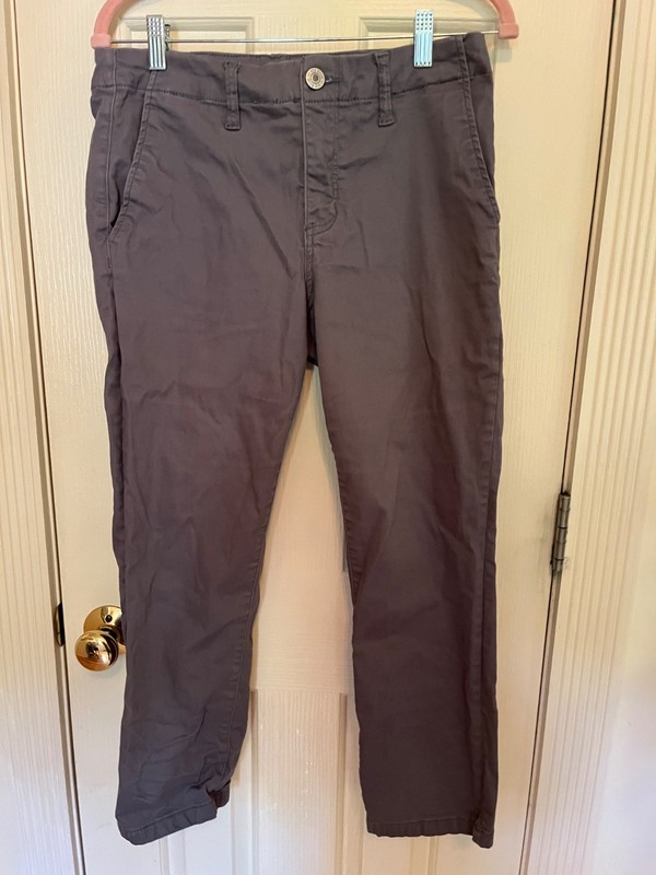 STS Blue Ladies Grey Pants size 28 Gigi Mid Rise 