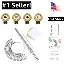 Ultimate Jewelry Ring Size Measurement Set: 27 Sizes, Polishing Cloth Included