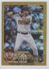 2023 Topps Chrome Update Gold Mini-Diamond Refractor 23/50 Matthew Batten 10k8