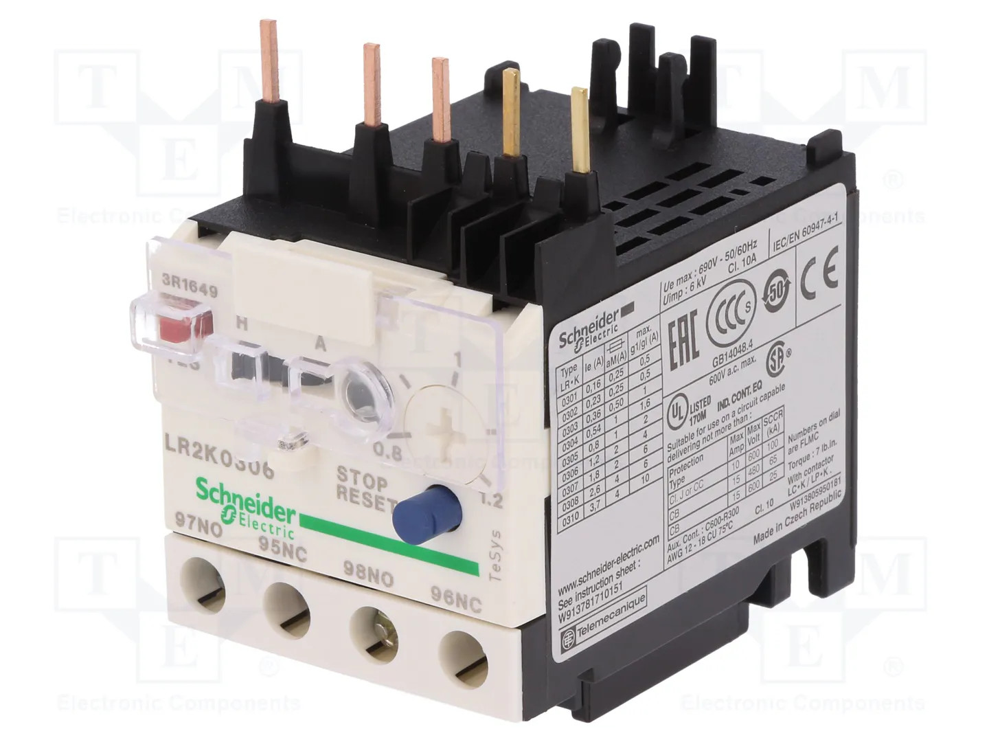 SCHNEIDER LR2K0306 Thermal relay