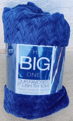 The Big One Throw Blanket Plush Soft Warm for Living Room 60 x 72 Inch Oversized