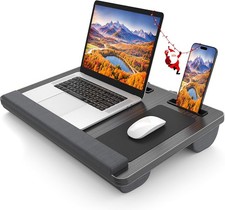 Laptop Lap Desk, Portable Large Desk for 21.65 13.4in, Black