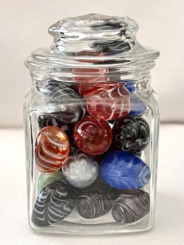 Vintage Handblown Mini Art Glass Eggs - Lot of 30 - Murano Style - Picture 2 of 3