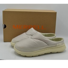 Merrell Hut Moc 2 Quilted Slide Womens 7 Birch Beige NEW Puffer Mules Shoes