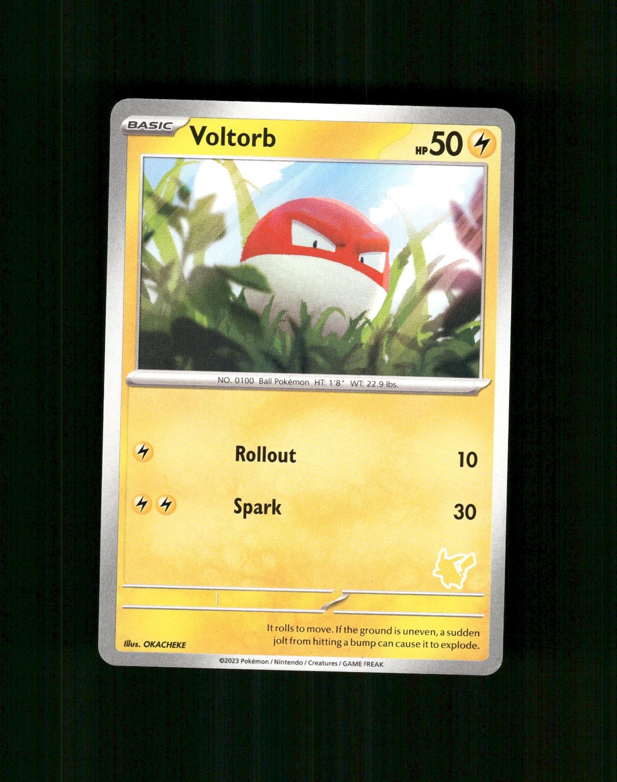 Voltorb Unconfirmed My First Battle Pokemon Near Mint