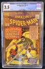Rare “Amazing Spider-Man” #11 Marvel  4/1964 SILVER 1st App  Death Brant CGC 3.5