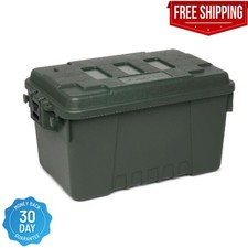 Share Plano Sportsman's Trunk, OD Green, 17-Gallon Lockable Storage Box