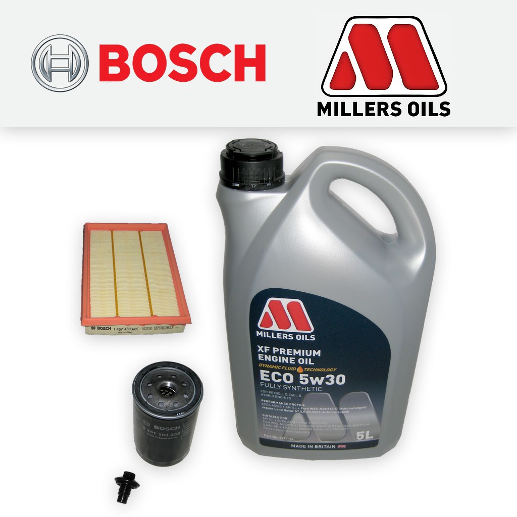SERVICE KIT for FORD PUMA 1.6 1.7 OIL AIR FILTERS +XF ECO OIL (1997-2002)
