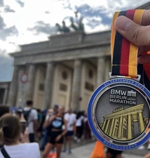 2025 Berlin Marathon Finisher medal - Historic Abbott World Marathon Major!