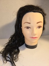 Mannequin Head Hair Stylist Practice Dummy Prop Brunette. READ DESCRIPTION
