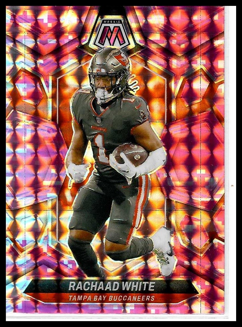2024 Panini Mosaic #205 Rachaad White Mosaic Camo Pink