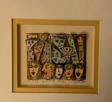 James Rizzi 3D Lithograph 18 Of 175, Signed With CofA 1986 “LOOK OUT”