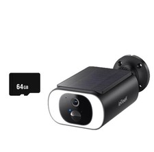 S1 2K Solar Security Camera Wireless Outdoor Built-in Solar Panel, Night Vision