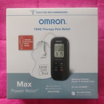 Omron Max Power Tens Therapy DrugFree Pain Relief Unit Device PM500 11/2030 NEW