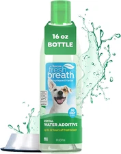 Fresh Breath Water Additive for Dogs, Dog Breath Freshener and Teeth Cleaning So