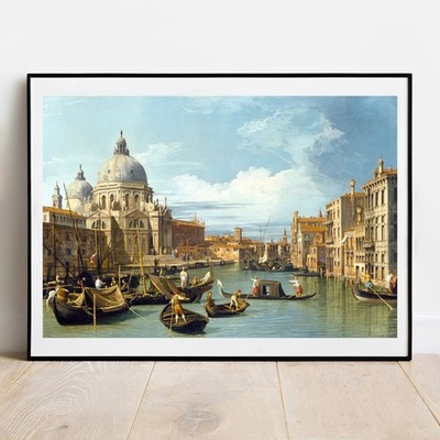 Kunstdruck Canaletto Eingang zu Den Grand Kanal Venedig Kunst Poster Wandkunst
