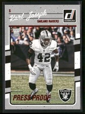 Karl Joseph 2016 Donruss Press Proofs Red #324 Rookie Oakland Raiders
