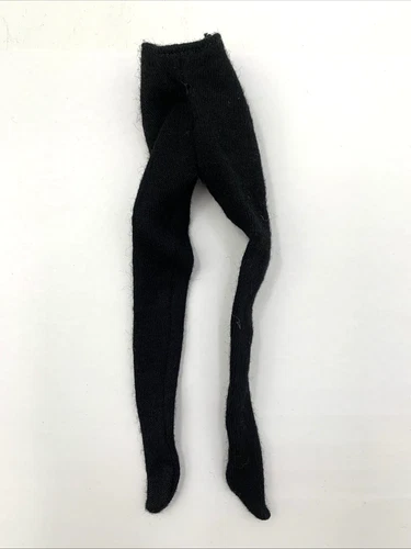 Mattel Barbie Doll Winter Holiday Black Tights Pants #975 Vintage 1960s Zipper