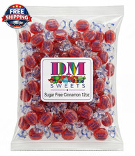 Sugar Free Cinnamon Hard Candy 12 Oz Bulk Bag Individually Wrapped Sweet and