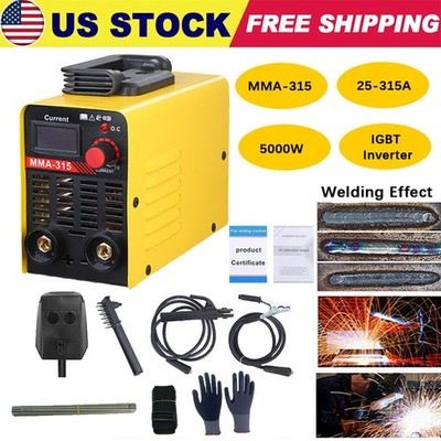 110V 315AMP Mini IGBT ARC Welding Machine Inverter DC MMA Electric Welder Stick