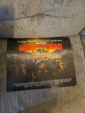 LAND OF THE DEAD 2005 Original UK Cinema MINI Quad Movie POSTER 16x12in New
