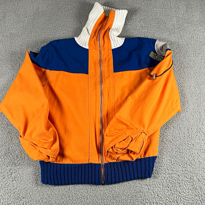 Naruto Jacket Mens L Orange Blue 2002 Viz Media Anime Cosplay Vintage Y2K