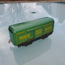 1936 Marx O Gauge USM 1938 NYC Mail Car, Green, Nice Cond. , NR